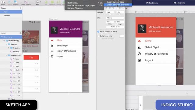 Sync Sketch artboards with Indigo Studio prototype смотреть онлайн