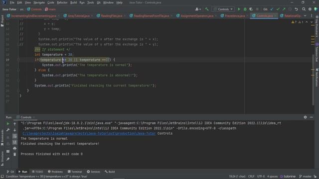 Java If Else смотреть онлайн