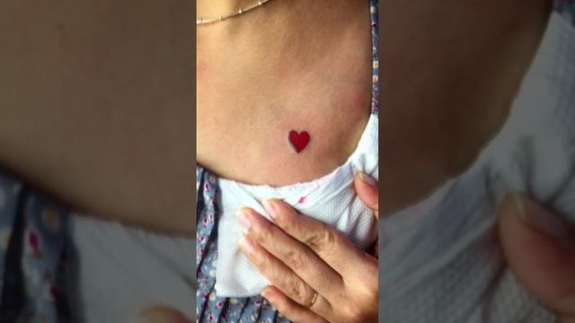 Heart Tattoo|| Love Tattoo|| Chest Tattoo For Women|| Small & Cute Tattoo for women #chesttattoo смотреть онлайн