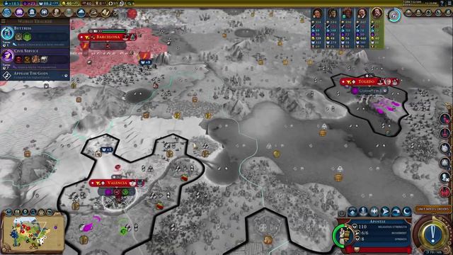 Deity Spain | Civilization 6 - December 2020 Patch | Episode 4 [Trying to Survive] смотреть онлайн