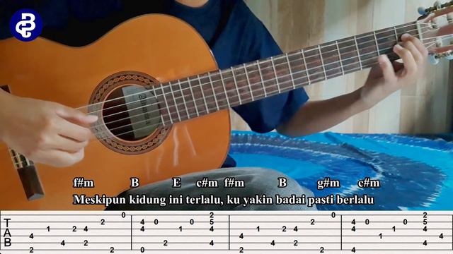 Diskoria, Laleilmanino, Eva Celia - C.H.R.I.S.Y.E. (Fingerstyle, Chord, Lirik, & Gitar TAB) смотреть онлайн
