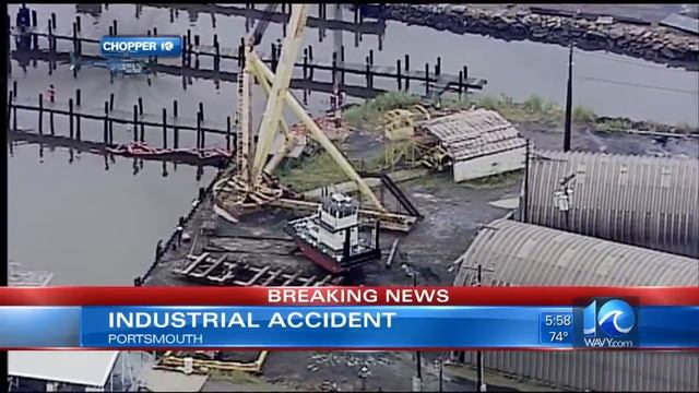 Man suffers life-threatening injuries in Portsmouth industrial accident смотреть онлайн