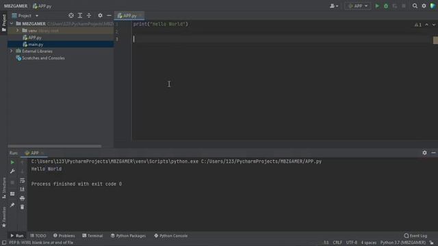 Python Tutorial # 2: Learning 2 programs-Hello World and Drawing a Shape смотреть онлайн
