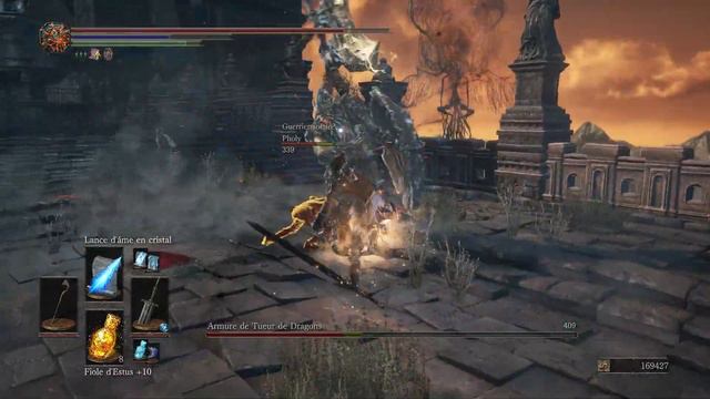 Dark Souls 3 Dragonslayer Armour Boss Fight смотреть онлайн