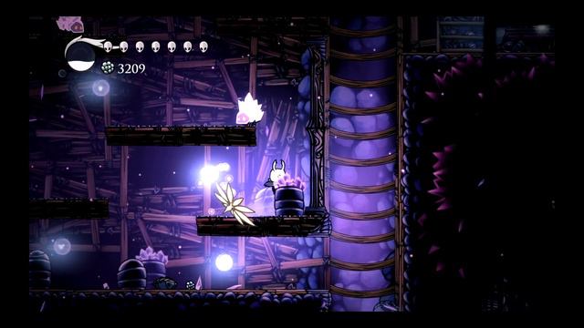 Hollow Knight #55 - Такой фиолетово- розовый Кристальный Пик смотреть онлайн