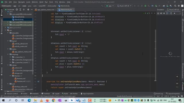 Android Kotlin Project 01 Click Counter Part 04 смотреть онлайн