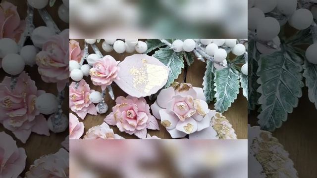 Набор роз с поталью.