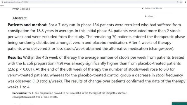 The Miracle Probiotic That Cured My Chronic Constipation | E Coli Nissle 1917 (part 1) смотреть онлайн