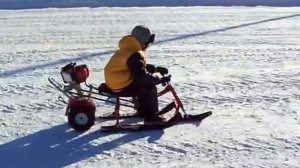 снегокат с мотором вариант первый