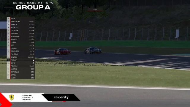 Ferrari Esports Series - Highlights Championship Race #4 - Spa смотреть онлайн