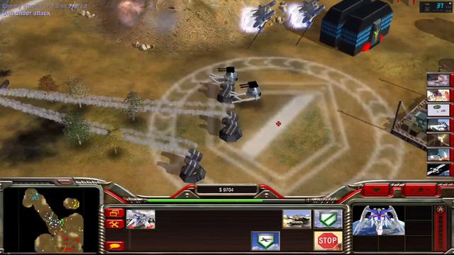 Generals Zero HourมอดXenoforce กันดั้ม 1 vs 7 บอทระดับยากhard AI смотреть онлайн