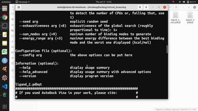 Virtual Screening in Autodock vina using Perl Script | Ubuntu | Drug Molecules Screening смотреть онлайн