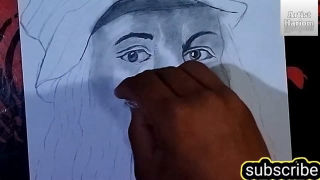 drawing Leonardo da Vinci?/ drawing skech. how to shade and draw the protrate. смотреть онлайн