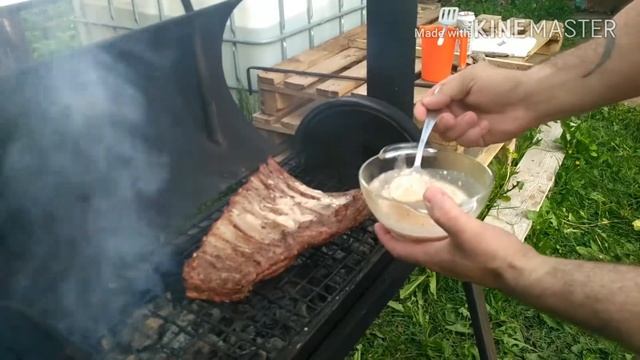 Моя лично изготовленная гриль и запеченые рёбра смотреть онлайн