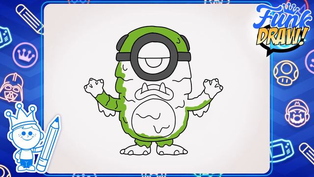 Drawing Halloween Minion Funko Pop! - Halloween Drawing