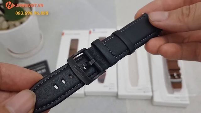 Dây da đồng hồ Huawei Watch GT 2, Honor Magic 46mm size 22mm chính hãng смотреть онлайн