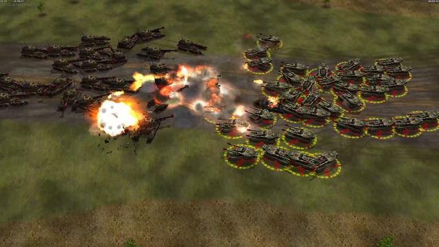 C&C Generals: Rise of the Reds - Overlords vs Sentinels (Equal Cost) смотреть онлайн