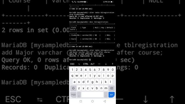 modifying table structure смотреть онлайн