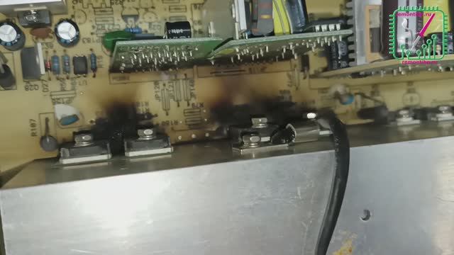 Компонентный ремонт ИБП EATON 9130 2000T | remontibp.ru смотреть онлайн