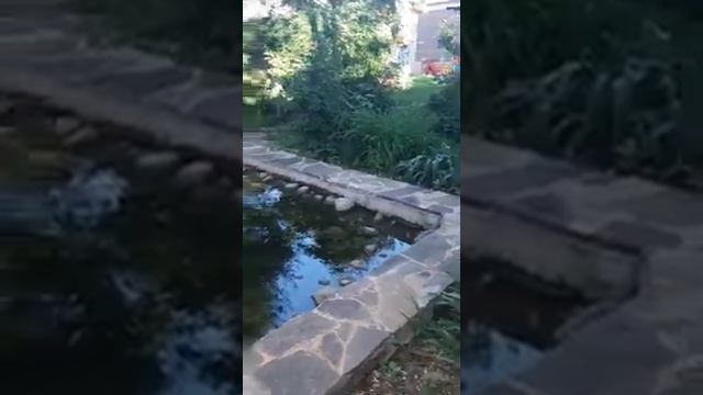 Электромонтаж на меди в беседке с фонтаном