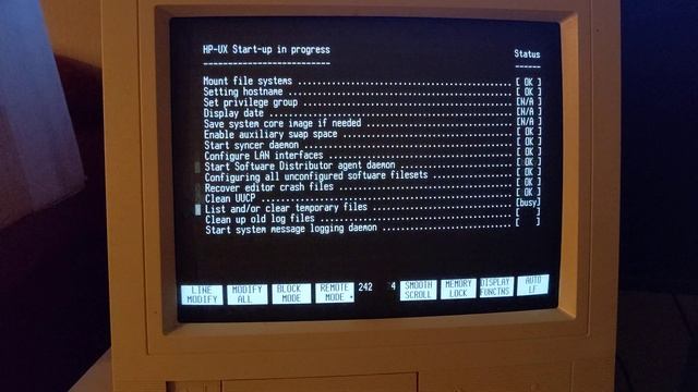 HP-UX 10.20 Boot process on an Apollo 9000 D350 смотреть онлайн
