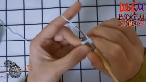 Вяжем крючком заколку клик-клак  / Crochet Hair Clips