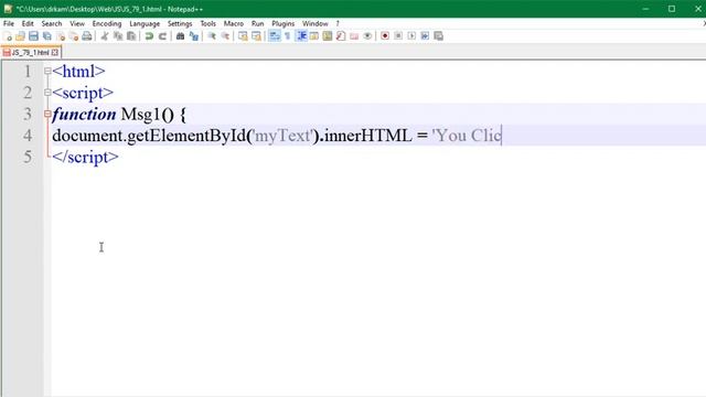 JS Inner HTML Video Tutorials смотреть онлайн