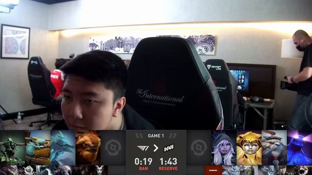 NAVI vs T1 CAMERA - While drafting - TI 11 - INTERNATIONAL 2022 PGL Last Chance смотреть онлайн