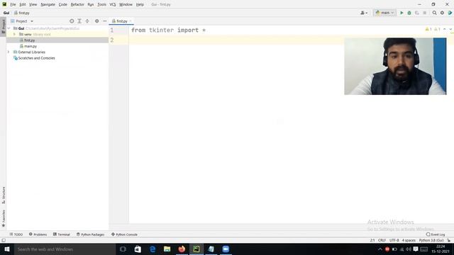 Python Tkinter first GUI program | python GUI tutorial in Hindi #2 ? смотреть онлайн
