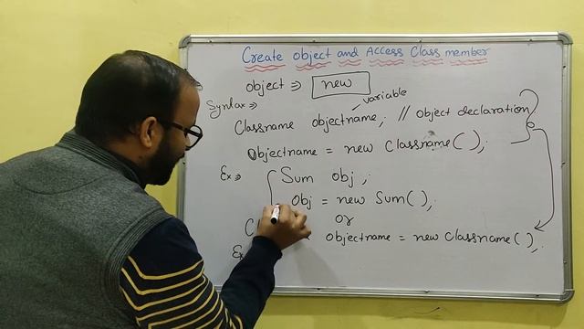Creating objects and accessing class members in Java (Hindi) - 29 | Java Tutorial beginners смотреть онлайн