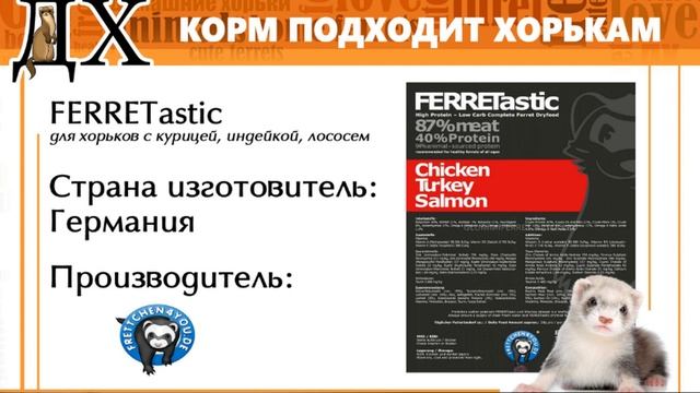 Как и чем кормить хорька!Корма для хорьков!Обзор кормов! смотреть онлайн