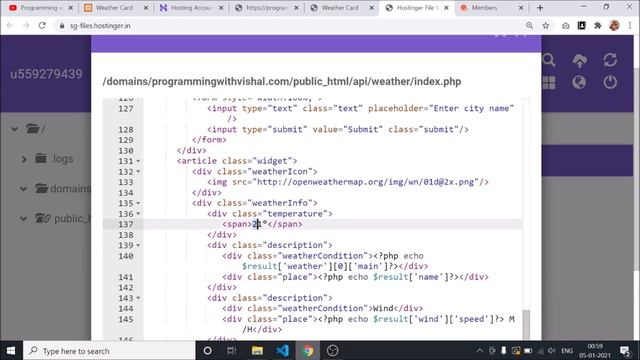 How to create a Weather App in PHP смотреть онлайн