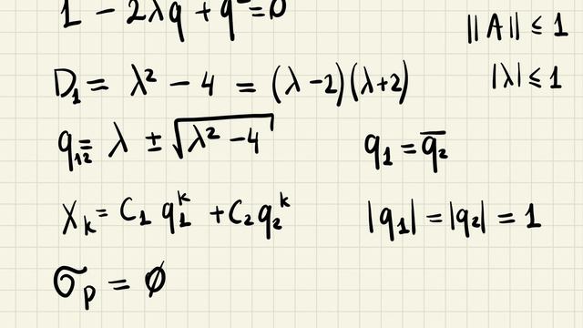 Спектр самосопряженного оператора в гильбертовом пространстве // Функан МФТИ // Задача 43 смотреть онлайн