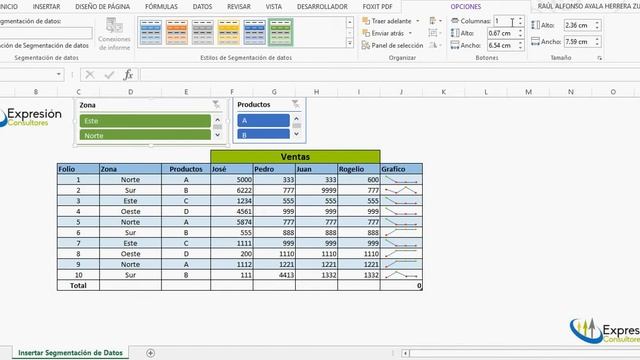 ?Segmentos de Datos en Excel. ⭐️CURSO DE EXCEL BÁSICO⭐️ - Vídeo 18 смотреть онлайн