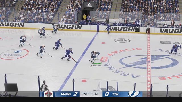 NHL 24 | Winnipeg Jets vs Tampa Bay Lightning - Gameplay PS5 смотреть онлайн
