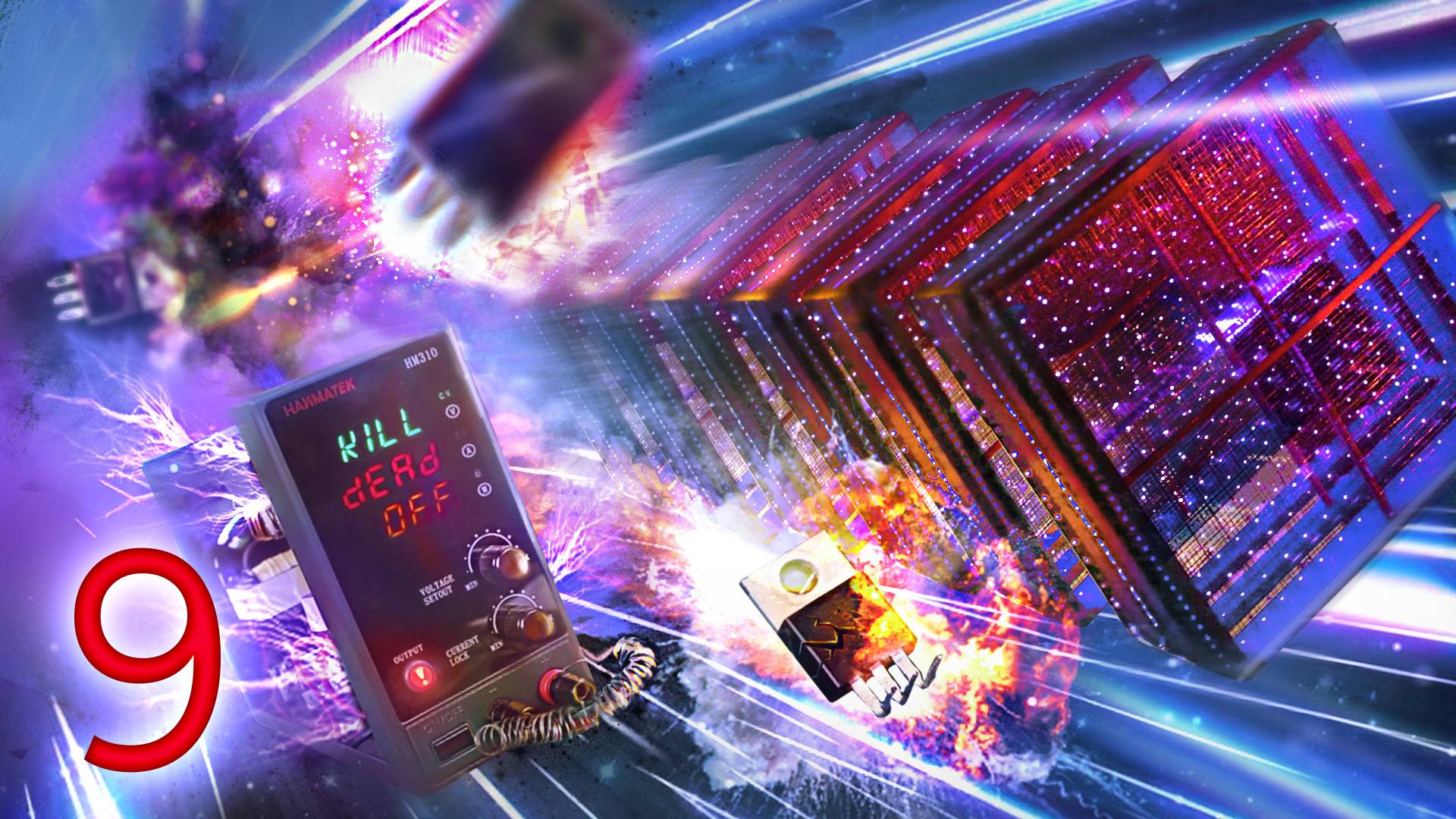 Самодельный ионный двигатель (опыты 9 часть). смотреть онлайн