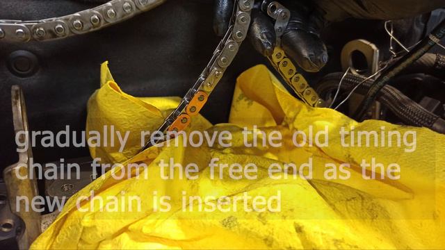 Replacement timing chain Mercedes OM651 W204 part2