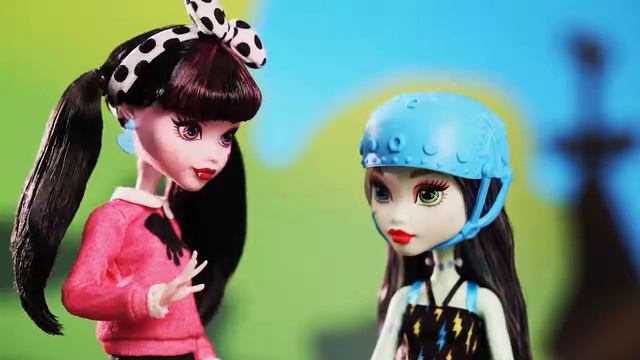 Кукла Фрэнки Штейн На велосипеде, арт. DPX18, Monster High, Игроландия смотреть онлайн