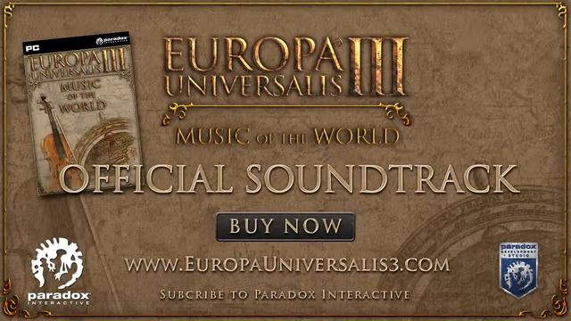 Songs Of Europa Universalis III: Music Of The World - Official Soundtrack