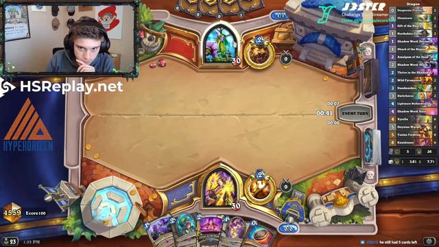 Priest is OFFICIALLY Still Strong!!! - Dragon Priest - Hearthstone смотреть онлайн