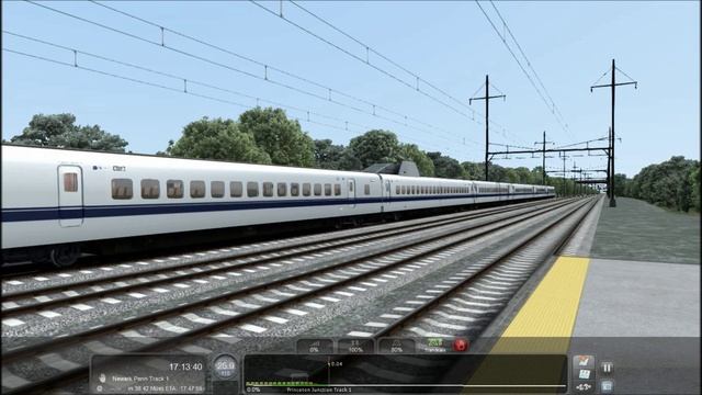 TS2016 HD: JR West 300 Series Shinkansen Bullet Train 270 km/h (170 MPH) Fun On The NEC смотреть онлайн