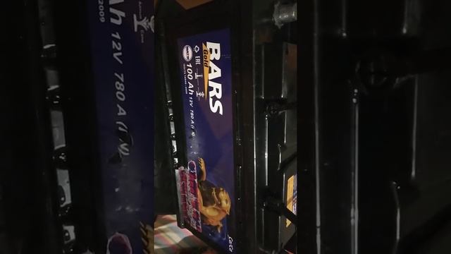 Аккумулятор. Барс. 3 года