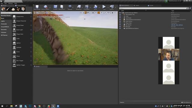 Курс Unreal Engine 4 для CG художника. Создание и настройка игрового ландшафта. смотреть онлайн