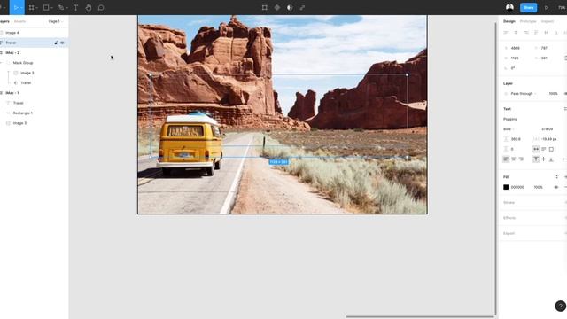 How to mask image to text in 1 minute - Figma Tutorial смотреть онлайн