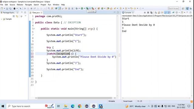 HANDLE EXCEPTION USING TRY CATCH #59 смотреть онлайн