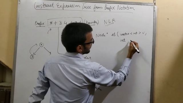 13.b) Construct Expression Tree from prefix notation смотреть онлайн