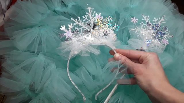 Украшение на голову для костюма снежинка. Костюм снежинки на утренник. смотреть онлайн