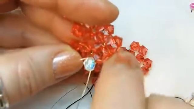 DIY Heart for Valentine s Day Serdechko k dnyu Svyatogo Valentina Biseropletenie beads смотреть онлайн