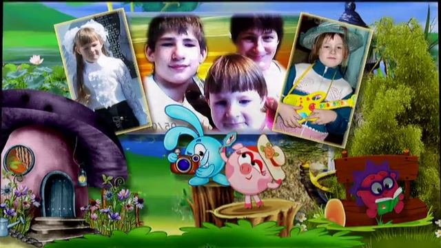 "Солнышко моё... Анюта в гостях у Смешариков"-Бесплатный детский проект для ProShow Produser . смотреть онлайн