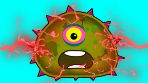 Суровый ЛИЗУН ГЛАЗАСТИК съедает все в Колледже! Игра Tales from Space Mutant Blobs Attack с ПАПУЛЕИ